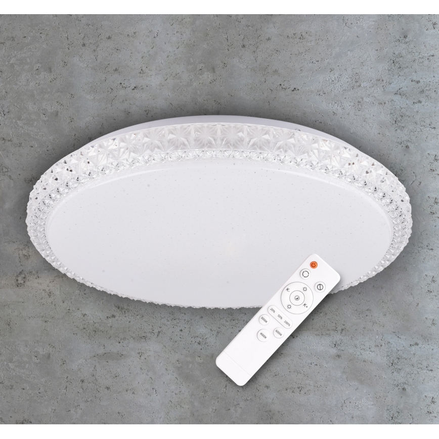 LED Dimbar Takbelysning IRINA LED/48W/230V med Fjärrkontroll