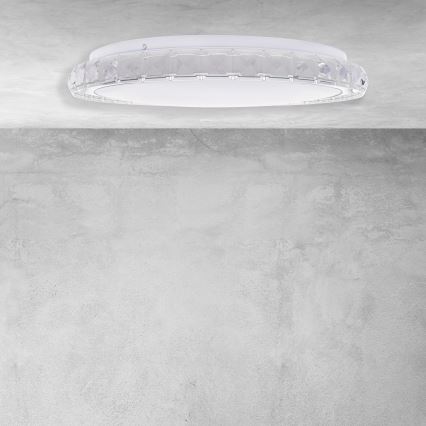 LED Dimbar Takbelysning LAYLA med en Fjärrkontroll  1xLED/26W/230V