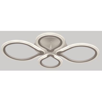 LED Dimbar Takbelysning med en Fjärrkontroll  TRIESTE 1xLED/52W/230V