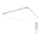 LED Dimbar Takbelysning PALERMO LED/72W/230V