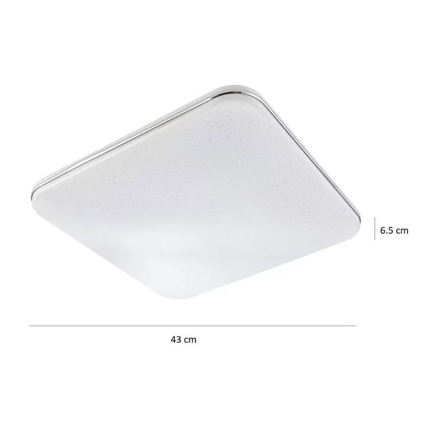 LED Dimbar Takbelysning  SYRIUS med Fjärrkontroll  LED/72W/230V