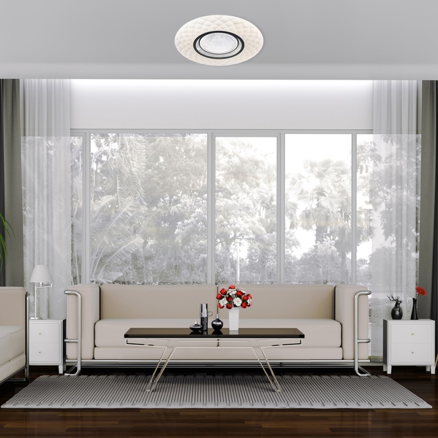 LED Dimbar Takbelysning TOKYO LED/48W/230V + Fjärrstyrd