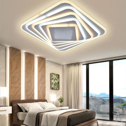 LED Dimbart takarmatur för tak LED/150W/230V 3000-6500K + fjärrkontroll