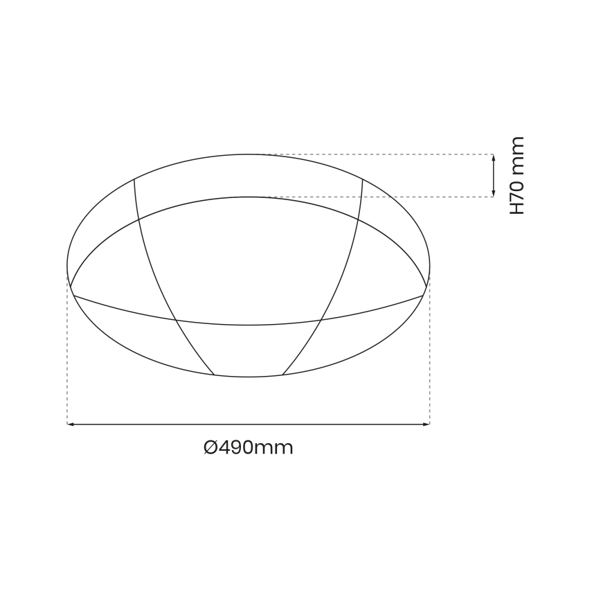 LED Dimbar taklampa BOB LED/40W/230V 3000-6000K + fjärrkontroll
