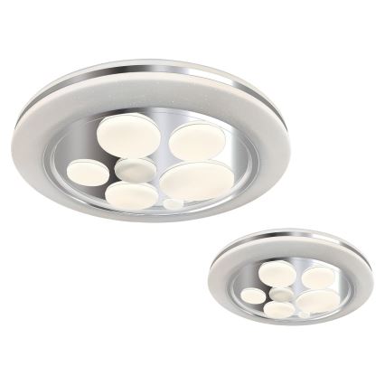 LED Dimbart taklampa BUBBLES LED/48W/230V + fjärrkontroll