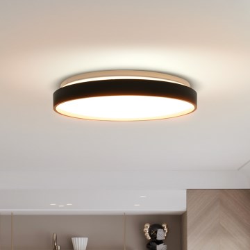 LED Dimbar taklampa CALA LED/48W/230V 3000-6500K svart/guld + fjärrkontroll