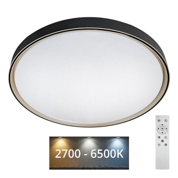 LED Dimbar taklampa EBRO LED/36W/230V 2700-6500K diameter 50 cm + fjärrkontroll