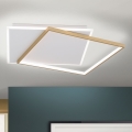 LED Dimbar taklampa EMANUEL LED/50W/230V vit/guld