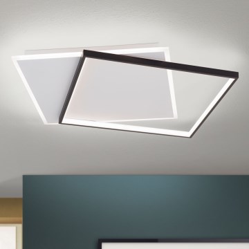 LED Dimbar taklampa EMANUEL LED/50W/230V vit/svart