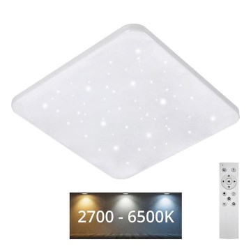 LED Dimbar taklampa FLORA LED/60W/230V 2700-6500K 53x53 cm + fjärrkontroll