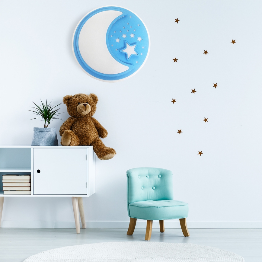 LED Dimbar taklampa för barn NOTTE LED/40W/230V + fjärrkontroll