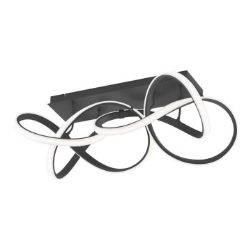 LED Dimbar taklampa INDIGO LED/64W/230V svart