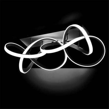 LED Dimbar taklampa INDIGO LED/64W/230V svart