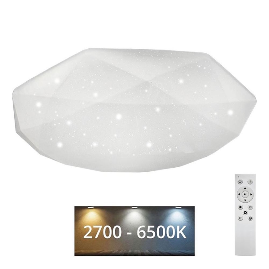 LED Dimbar taklampa INDUS LED/60W/230V 2700-6500K diameter 58 cm + fjärrkontroll