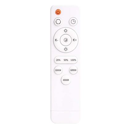 LED Dimbar taklampa KERN LED/80W/230V 3000-6000K diameter 80 cm svart + fjärrkontroll