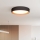 LED Dimbar taklampa LARIOS LED/48W/230V 3000-6500K diameter 39 cm svart + fjärrkontroll