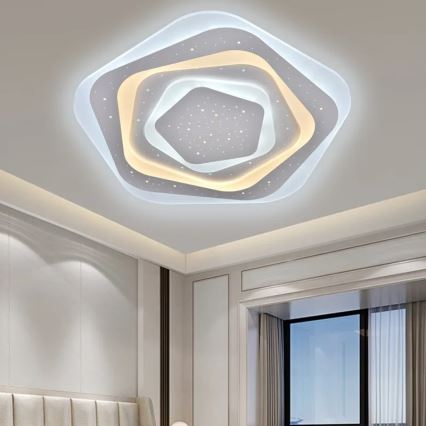 LED Dimbar taklampa LED/105W/230V 3000-6500K + fjärrkontroll