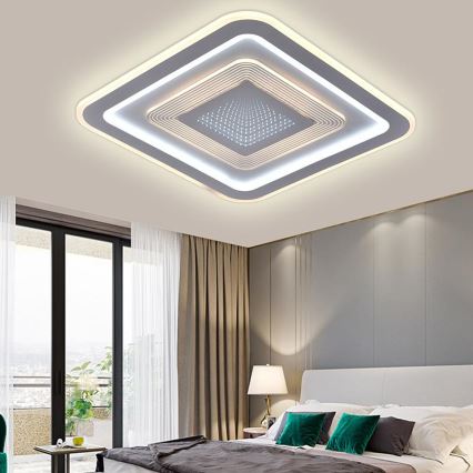 LED Dimbar taklampa LED/105W/230V 3000-6500K + fjärrkontroll