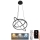 LED Dimbar taklampa LED/105W/230V 3000-6500K Ø 60 cm + fjärrkontroll