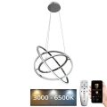 LED Dimbar taklampa LED/105W/230V 3000-6500K Ø 60 cm + fjärrkontroll