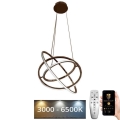 LED Dimbar taklampa LED/105W/230V 3000-6500K Ø 60 cm + fjärrkontroll