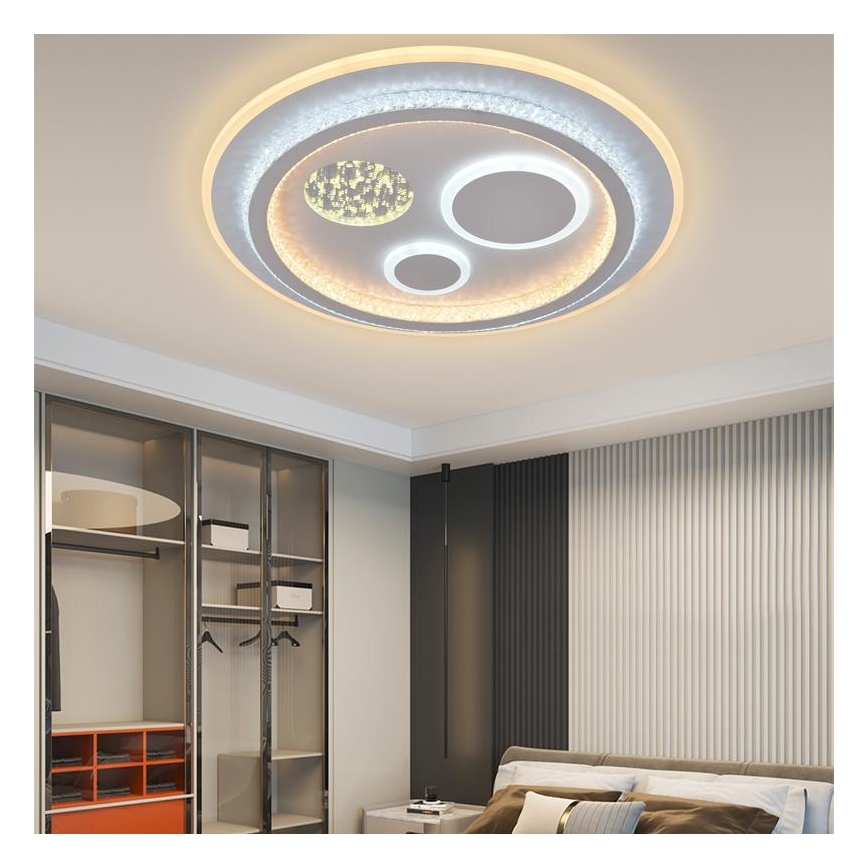 LED Dimbar taklampa LED/110W/230V 3000-6500K + fjärrkontroll
