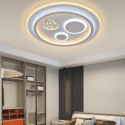 LED Dimbart takarmatur i tak 110W/230V 3000-6500K + fjärrkontroll