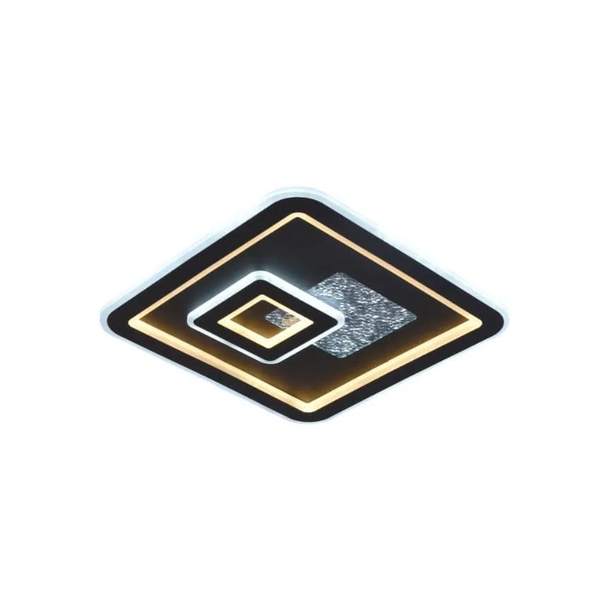 LED Dimbar taklampa LED/110W/230V 3000-6500K svart + fjärrkontroll