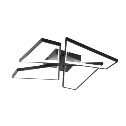 LED Dimbar taklampa LED/115W/230V 3000-6500K svart + fjärrkontroll