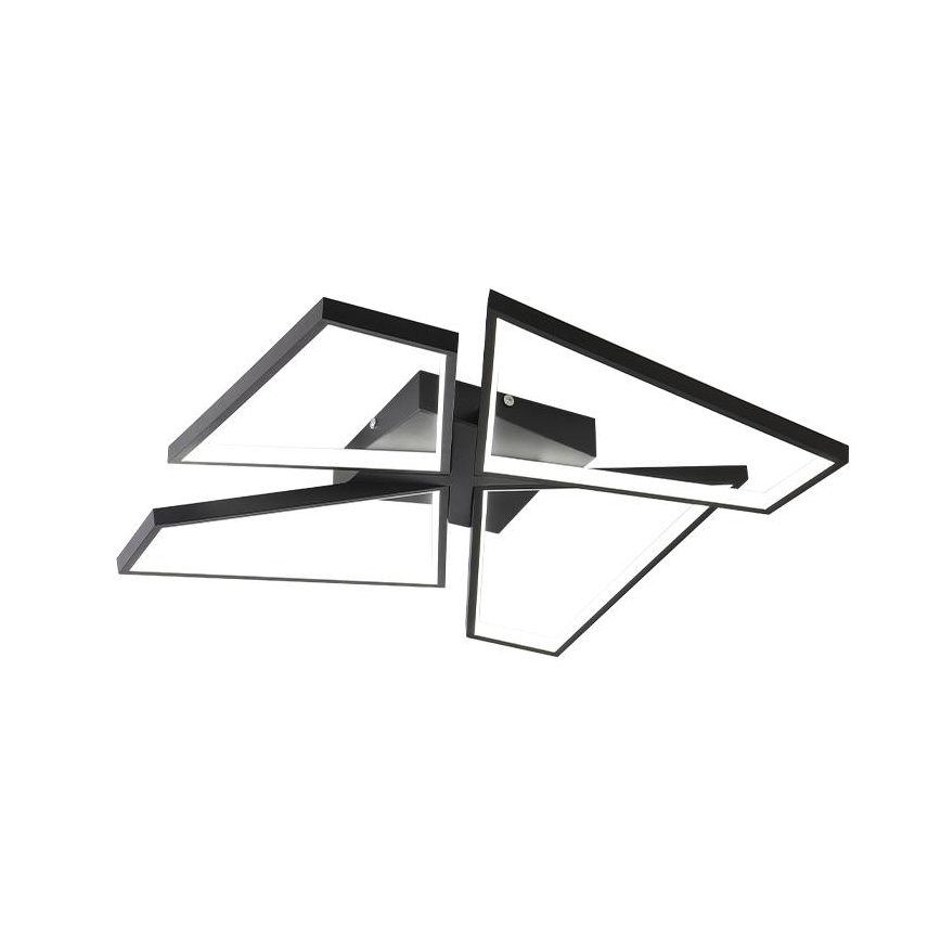 LED Dimbar taklampa LED/115W/230V 3000-6500K svart + fjärrkontroll