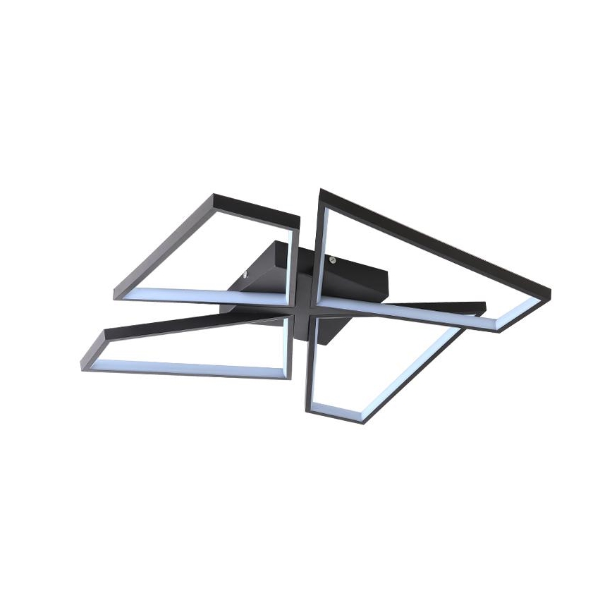LED Dimbar taklampa LED/115W/230V 3000-6500K svart + fjärrkontroll