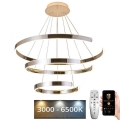 LED Dimbar taklampa LED/220W/230V 3000-6500K Ø 80 cm + fjärrkontroll