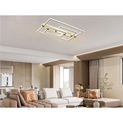 LED-dimbar taklampa LED/280W/230V 3000-6500K + fjärrkontroll