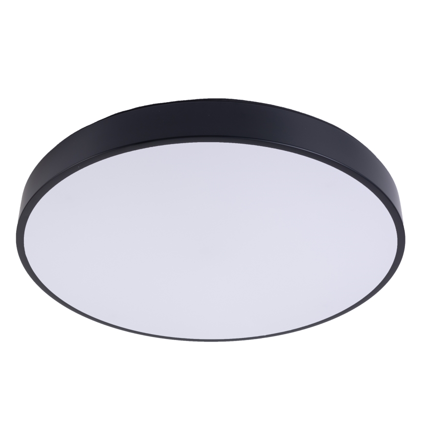 LED Dimbar taklampa LED/30W/230V 3000-6500K diameter 30 cm svart + fjärrkontroll