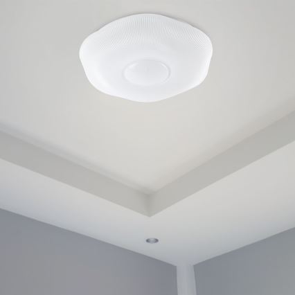 LED Dimbar taklampa LED/40W/230V 3000-6500K 40 cm vit + fjärrkontroll