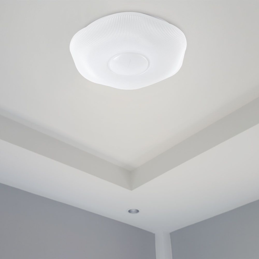 LED Dimbar taklampa LED/40W/230V 3000-6500K 40 cm vit + fjärrkontroll