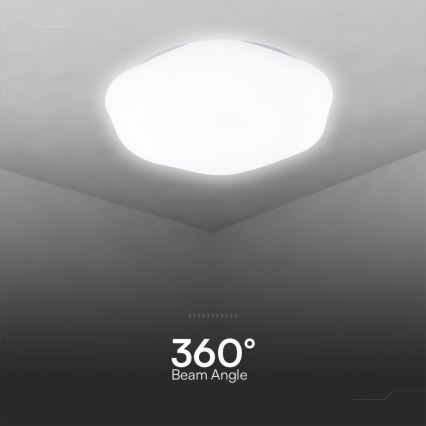 LED Dimbar taklampa LED/40W/230V 3000-6500K 40 cm vit + fjärrkontroll