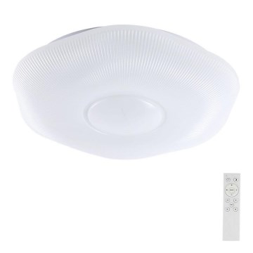 LED Dimbar taklampa LED/40W/230V 3000-6500K 40 cm vit + fjärrkontroll