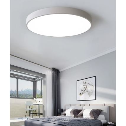 LED Dimbar taklampa LED/40W/230V 3000-6500K diameter 40 cm vit + fjärrkontroll