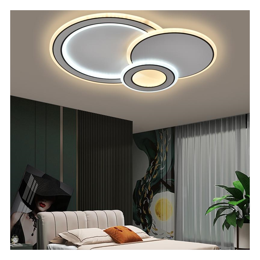 LED Dimbar taklampa LED/40W/230V 3000-6500K + fjärrkontroll
