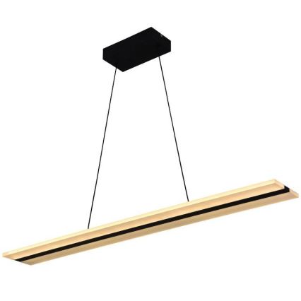 LED Dimbar taklampa LED/40W/230V 3000-6500K svart + fjärrkontroll