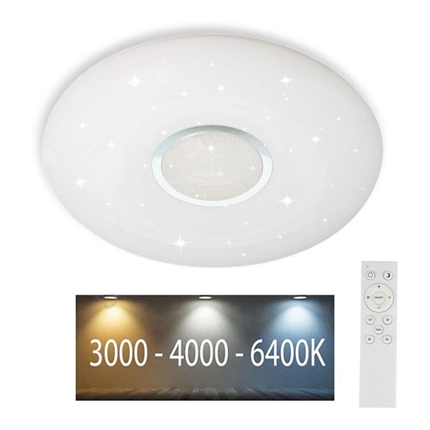 LED Dimbar taklampa LED/40W/230V 3000K/4000K/6500K diameter 49 cm + fjärrkontroll