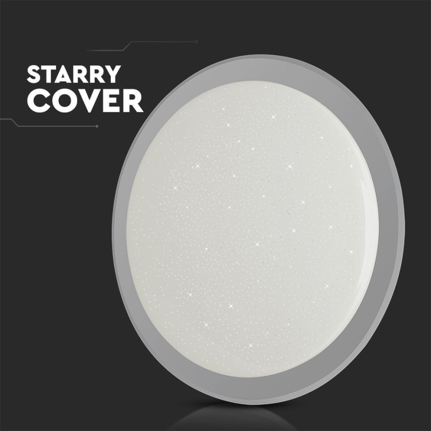 LED Dimbar taklampa LED/40W/230V 3000K/4000K/6500K diameter 56,5 cm + fjärrkontroll