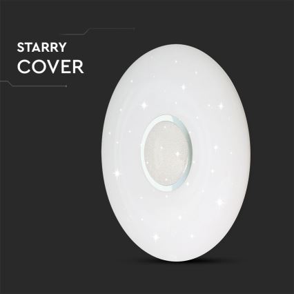 LED Dimbar taklampa LED/40W/230V 3000K/4000K/6500K diameter 49 cm + fjärrkontroll