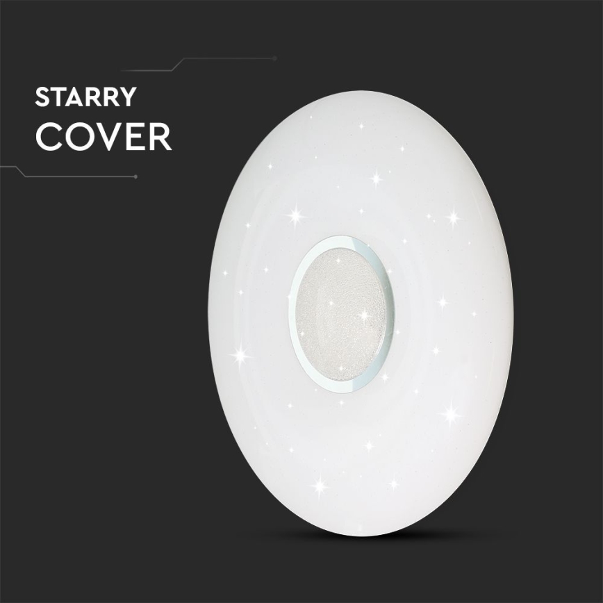 LED Dimbar taklampa LED/40W/230V 3000K/4000K/6500K diameter 49 cm + fjärrkontroll