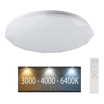 LED Dimbar taklampa LED/40W/230V 3000K/4000K/6500K + RC
