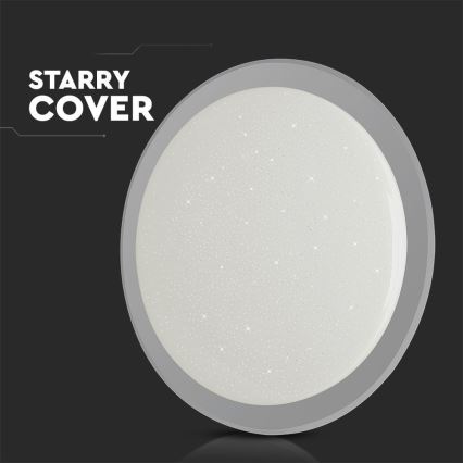 LED Dimbar taklampa LED/40W/230V 3000K/4000K/6500K + RC