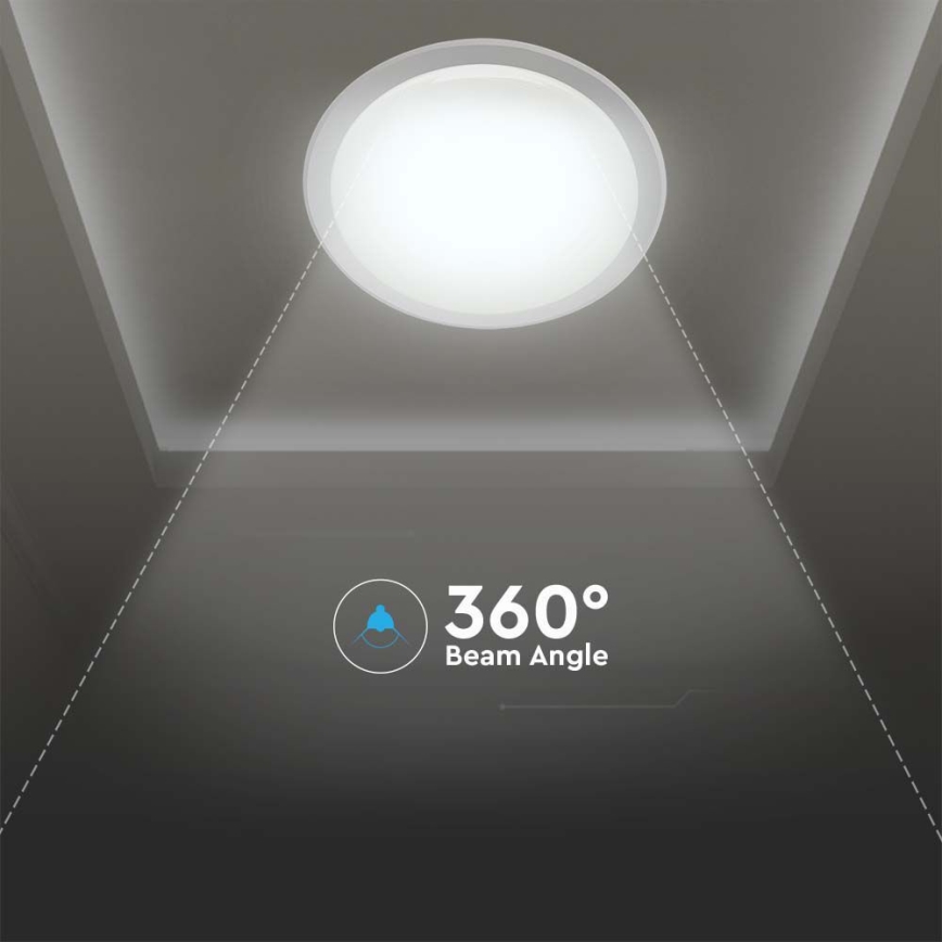 LED Dimbar taklampa LED/40W/230V 3000K/4000K/6500K + RC