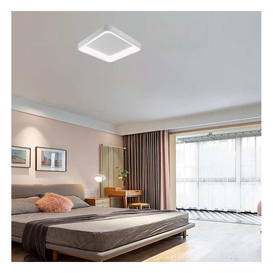 LED Dimbar taklampa LED/45W/230V 3000-6500K vit + fjärrkontroll