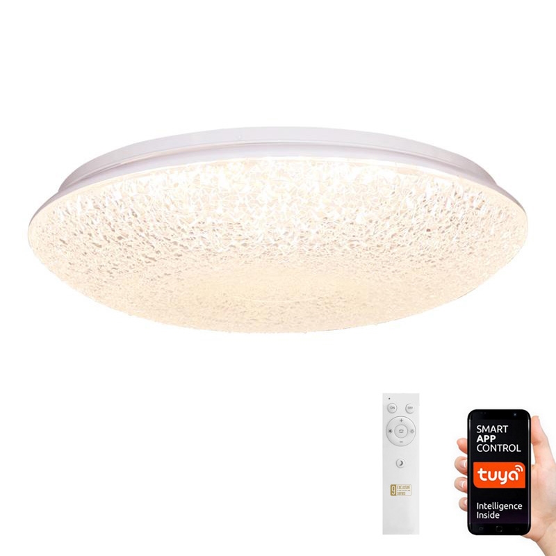 LED Dimbar taklampa LED/48W/230V 2700-6500K Wi-Fi Tuya + fjärrkontroll